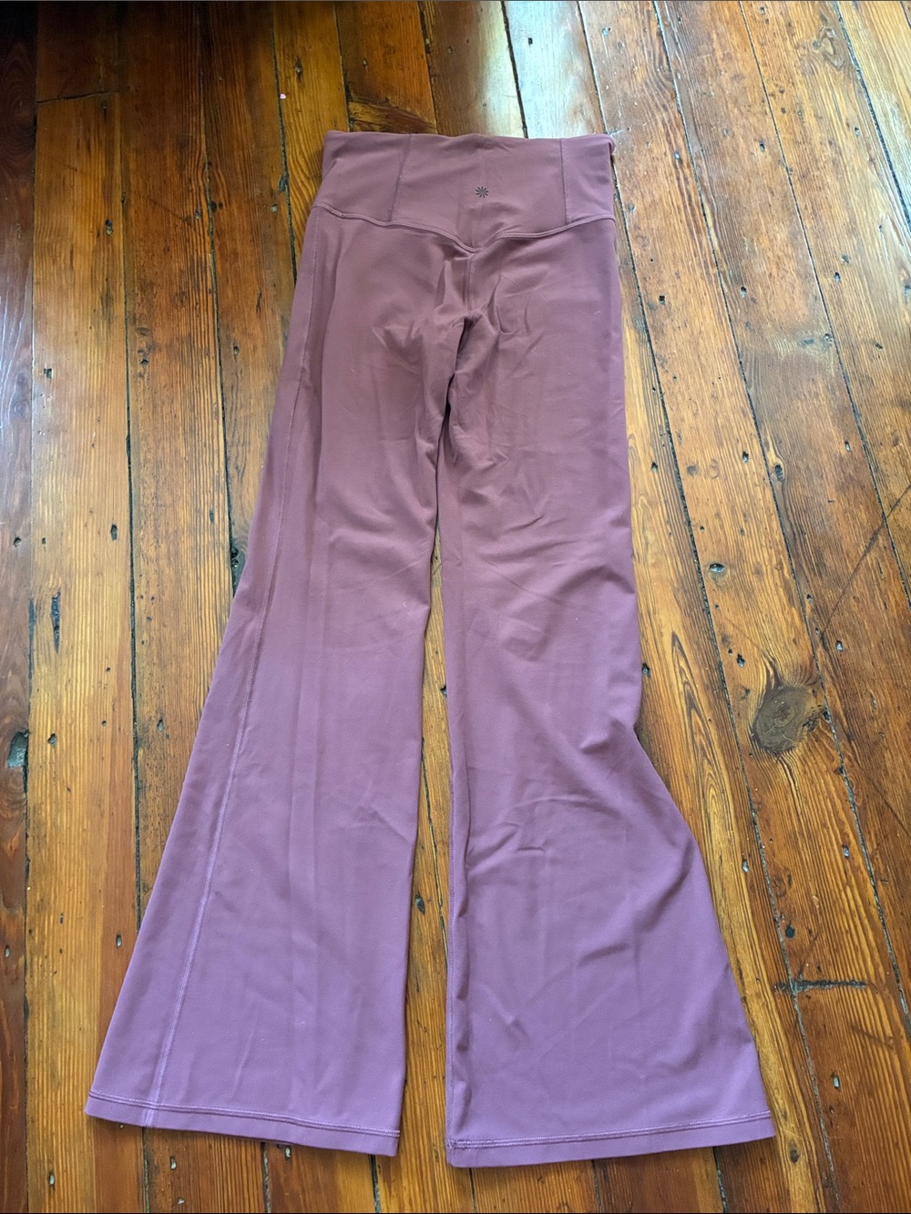 Athleta High-Rise Flare Leggings in Dusty Mauve - Picture 4 of 4